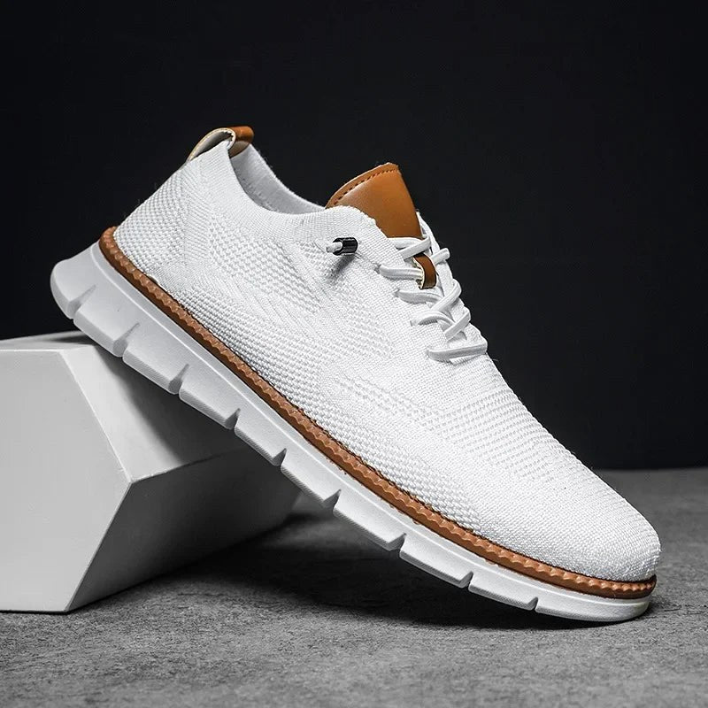 Darren | Men's Handcrafted Leather Walking Shoes, Breathable Comfort Shoes | Everlasting Boutique