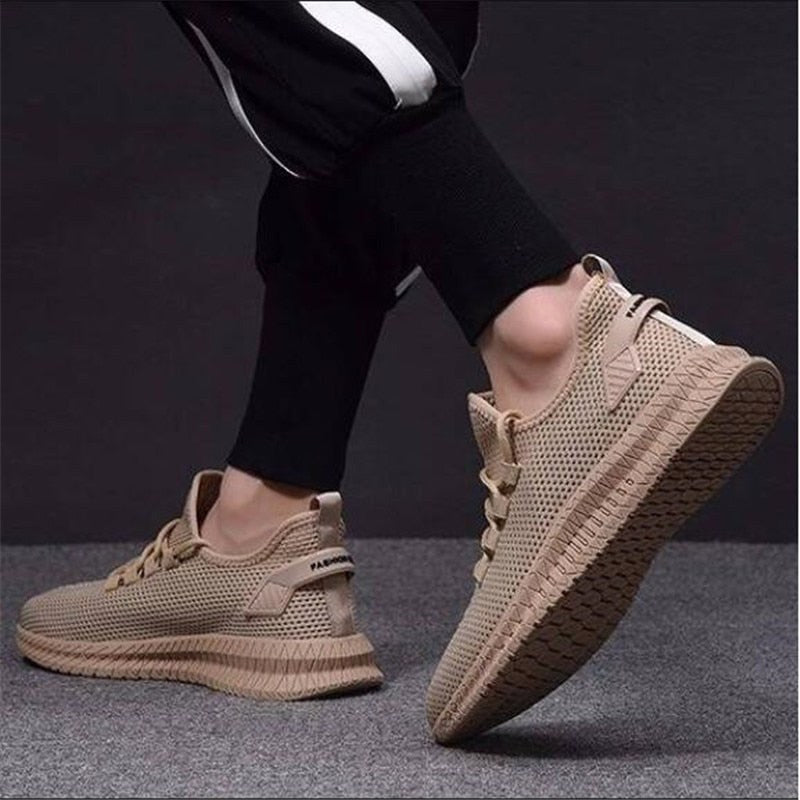 David | Lightweight Men's Sneakers with Mesh Structure – Sporty Everyday Trainers | Everlasting Boutique