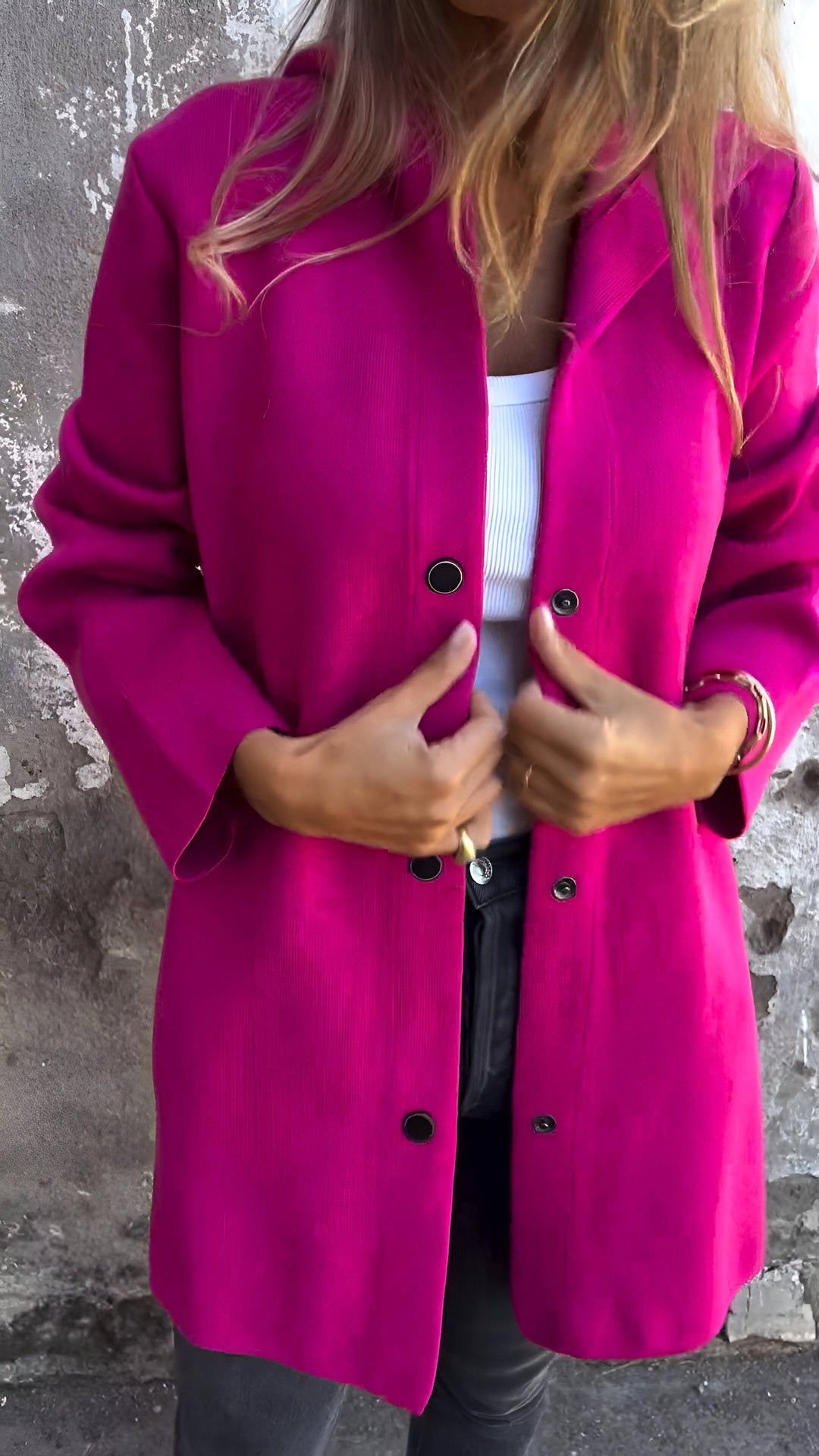 Denise | Women's Hooded Cotton-Blend Jacket, Relaxed Transitional Jacket | Everlasting Boutique