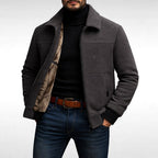 Derek | Men's Fleece Jacket, Lightweight Everyday Jacket | Everlasting Boutique | Gray