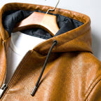 Devin | Men's Hooded Jacket with Clean Lines, Structured Autumn Jacket | Everlasting Boutique | Gray
