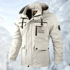 Dirk | Men's Waterproof Outdoor Jacket, Windproof Autumn Jacket | Everlasting Boutique | White