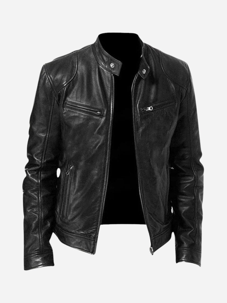 Douglas | Men's Premium Leather Jacket, Classic Tailored Jacket | Everlasting Boutique