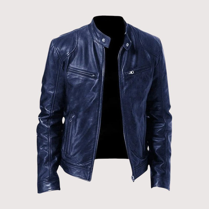 Douglas | Men's Premium Leather Jacket, Classic Tailored Jacket | Everlasting Boutique