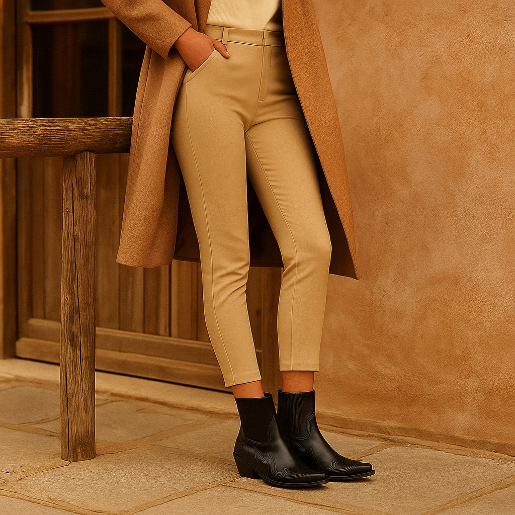 Edith | Women's Leather Cowboy Boots, Western Style Ankle Boots | Everlasting Boutique