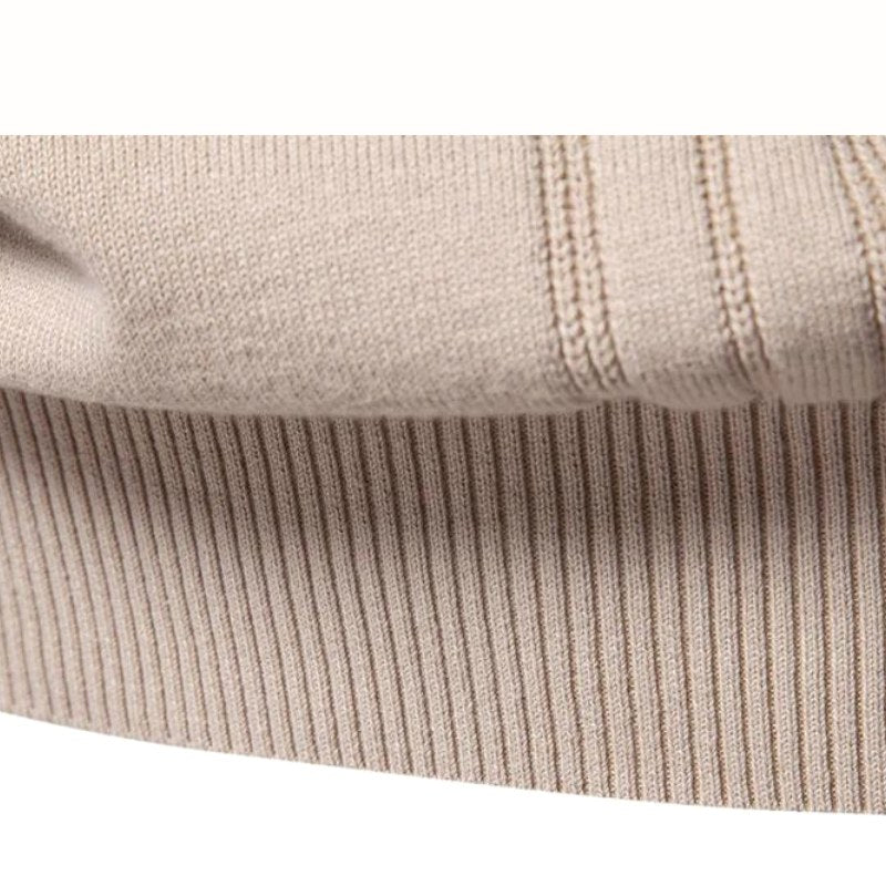 Edmund | Men's Jumper with Check Pattern, Classic Knit Jumper | Everlasting Boutique | Navy Blue