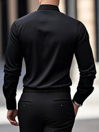 Edward | Men's Long-Sleeved Breathable Shirt, Slim-Fit Smart Shirt | Everlasting Boutique