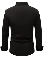 Edward | Men's Long-Sleeved Breathable Shirt, Slim-Fit Smart Shirt | Everlasting Boutique
