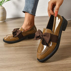 Eleanor | Women's Slip-On Shoes with Round Toe and Knot Detail, Platform Slip-On Shoes | Everlasting Boutique