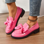 Eleanor | Women's Slip-On Shoes with Round Toe and Knot Detail, Platform Slip-On Shoes | Everlasting Boutique