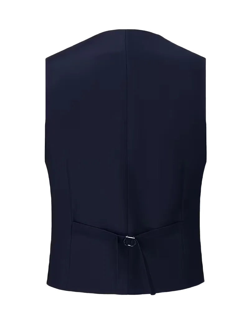 Elliot | Men's Slim-Fit Three-Piece Suit, Double-Breasted Waistcoat Trouser Suit | Everlasting Boutique