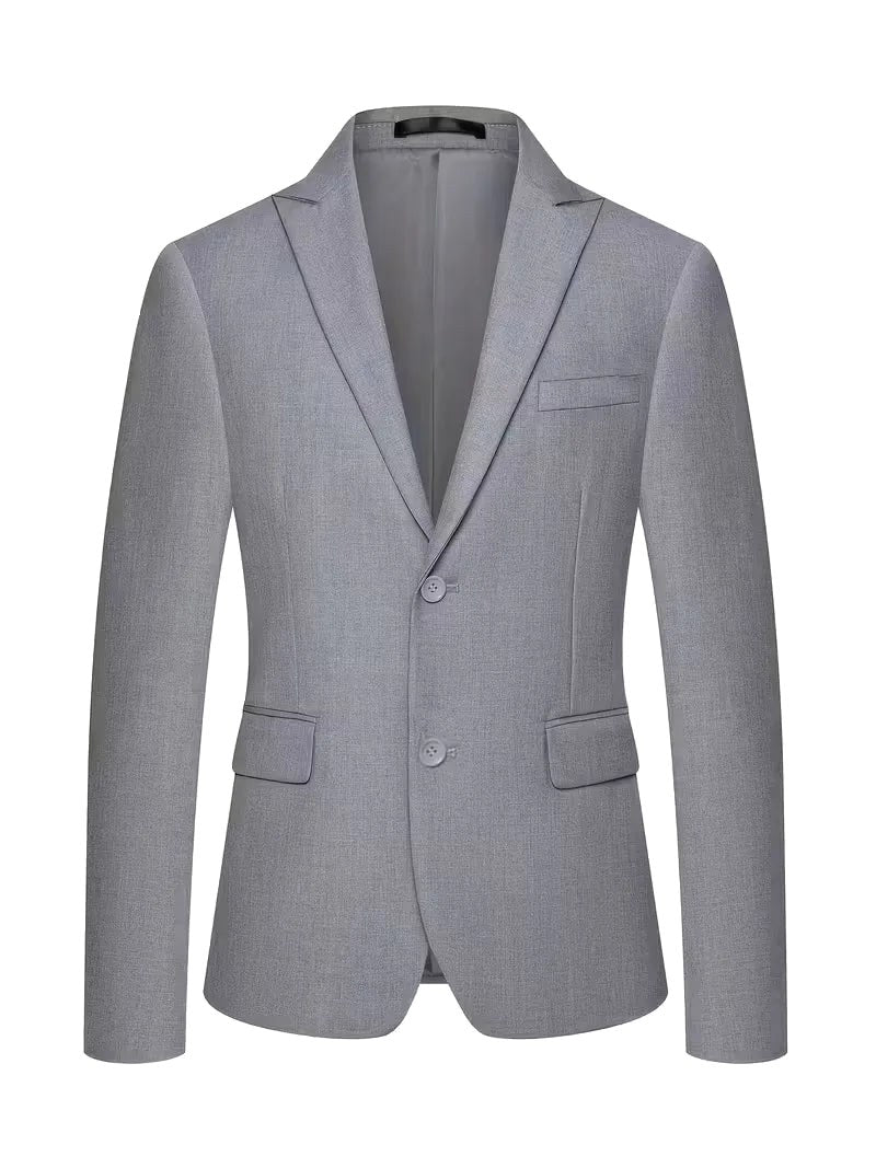 Elliot | Men's Slim-Fit Three-Piece Suit, Double-Breasted Waistcoat Trouser Suit | Everlasting Boutique