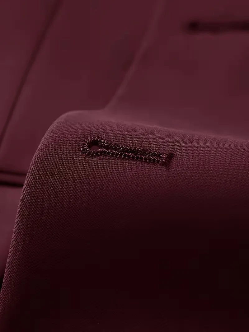 Elliot | Men's Slim-Fit Three-Piece Suit, Double-Breasted Waistcoat Trouser Suit | Everlasting Boutique