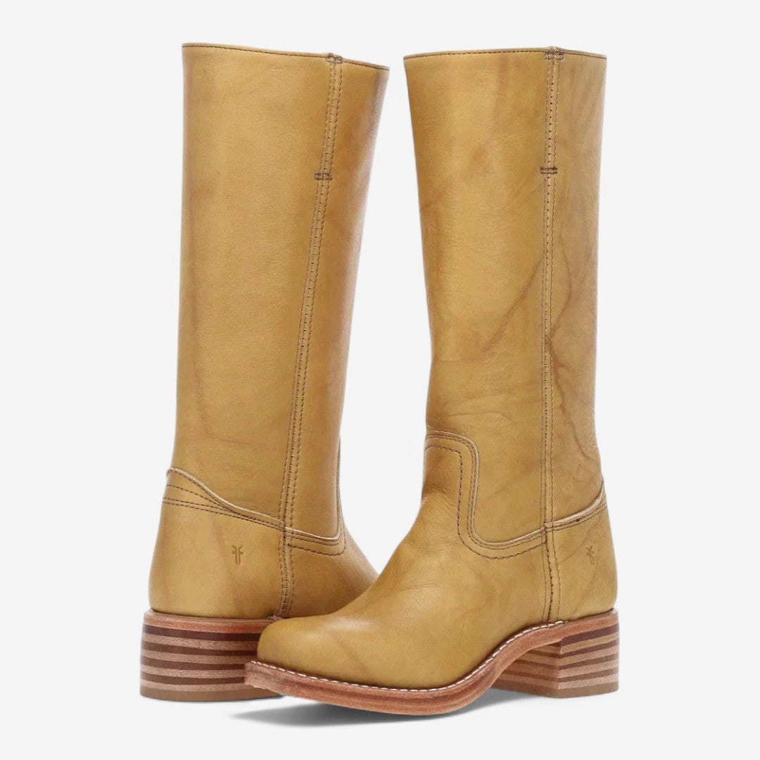Eloane | Women's Cushioned Slip-On Cowboy Boots, Western-Style Ankle Boots | Everlasting Boutique | Brown
