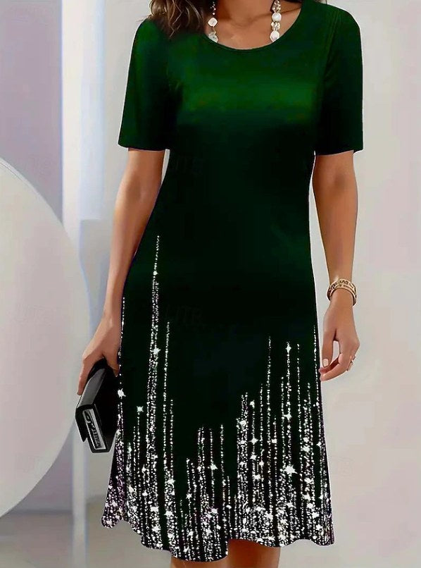 Elodie | Women's Elegant Midi Evening Dress, Sophisticated Occasion Dress | Everlasting Boutique