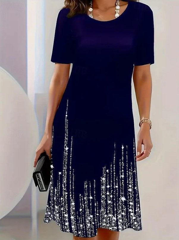 Elodie | Women's Elegant Midi Evening Dress, Sophisticated Occasion Dress | Everlasting Boutique