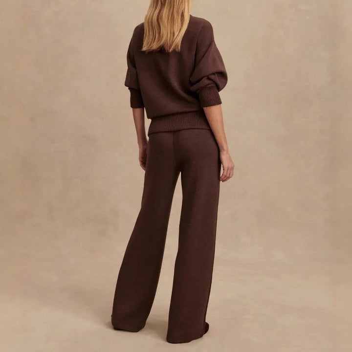 Elodie | Women's Knit Zip-Up Two-Piece Set, Perfect for Everyday Wear | Everlasting Boutique
