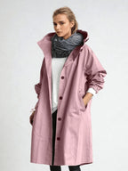 Elodie | Women's Relaxed Tailored Trench Coat, Beige Autumn Coat | Everlasting Boutique