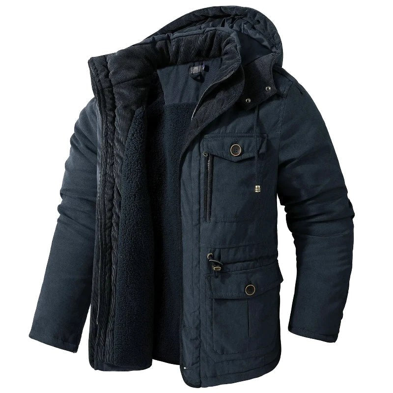 Ethan | Men's Insulated Jacket with Cold Protection, Windproof Autumn Jacket | Everlasting Boutique | Green