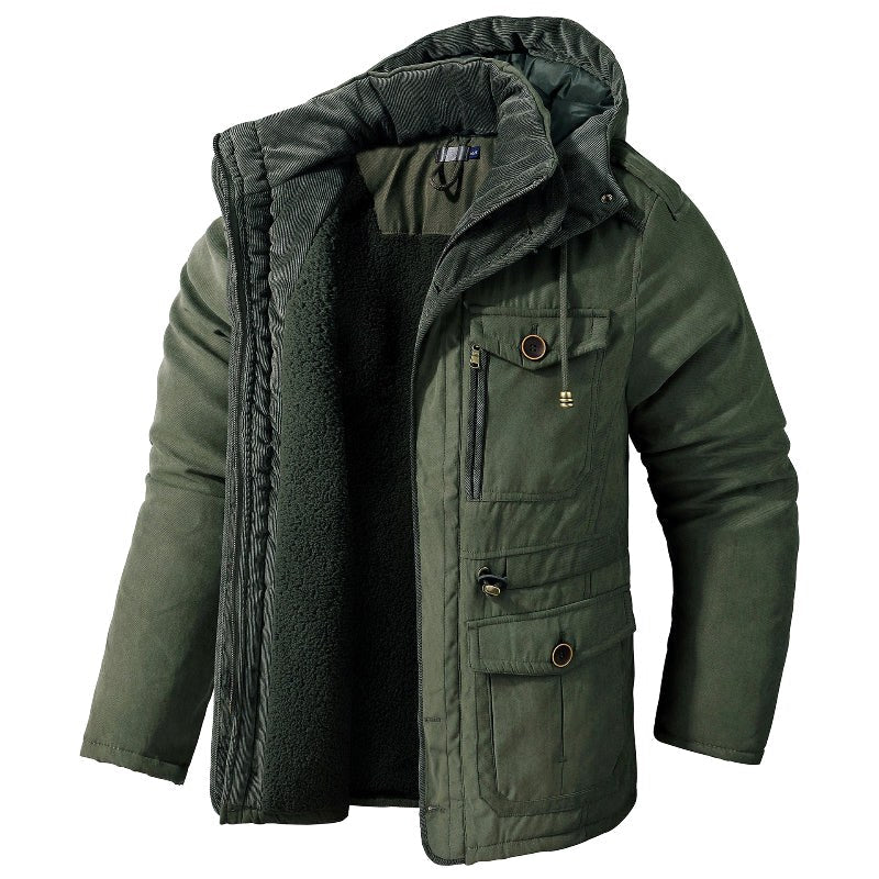 Ethan | Men's Insulated Jacket with Cold Protection, Windproof Autumn Jacket | Everlasting Boutique | Grey