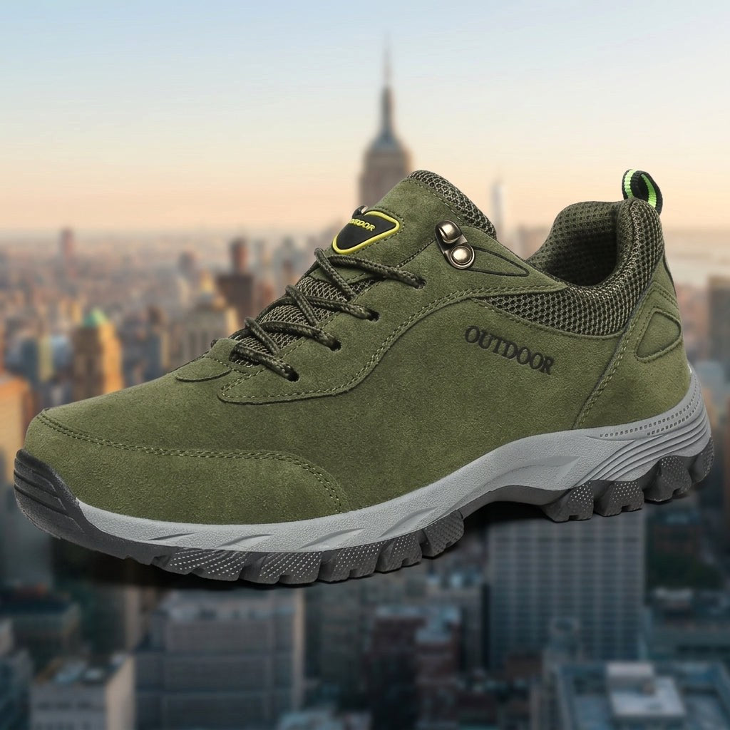 Ethan | Men's Suede and Mesh Hiking Shoes, Grip Sole Walking Shoes | Everlasting Boutique