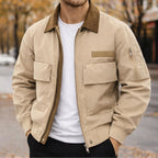 Evan | Men's City Bomber Jacket, Relaxed Fit Jacket | Everlasting Boutique | Purple