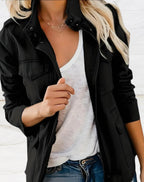 Evie | Women's Structured Utility Jacket, Smart Casual Jacket | Everlasting Boutique