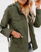 Evie | Women's Structured Utility Jacket, Smart Casual Jacket | Everlasting Boutique