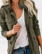 Evie | Women's Structured Utility Jacket, Smart Casual Jacket | Everlasting Boutique