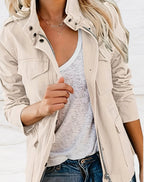 Evie | Women's Structured Utility Jacket, Smart Casual Jacket | Everlasting Boutique
