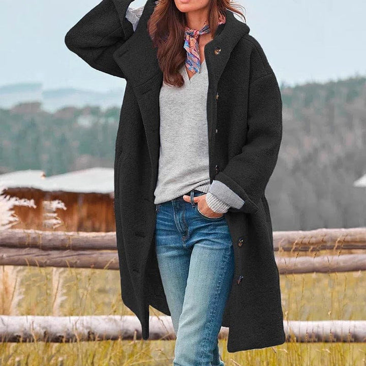 Fabienne | Women's Structured Wool-Blend Coat, Warm Winter Coat | Everlasting Boutique