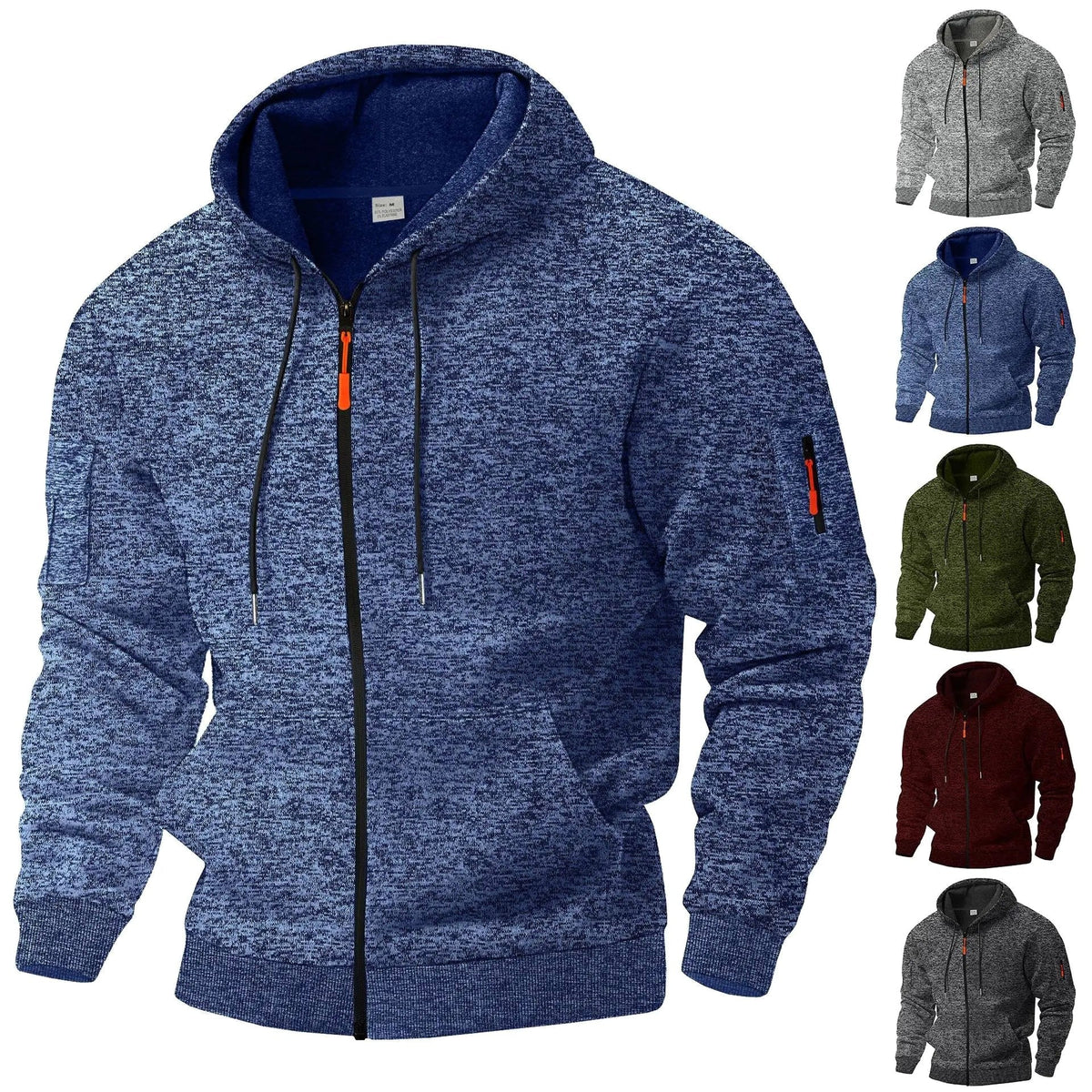 Falk | Women's Fleece Jacket with Structured Design, Warming Autumn Jacket | Everlasting Boutique | Royal Blue