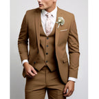 Felix | Men's Suit for Wedding Guests in Slim Fit Cut, Three-Piece Suit | Everlasting Boutique | Light Blue