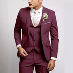 Felix | Men's Suit for Wedding Guests in Slim Fit Cut, Three-Piece Suit | Everlasting Boutique | Light Blue
