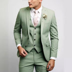 Felix | Men's Suit for Wedding Guests in Slim Fit Cut, Three-Piece Suit | Everlasting Boutique | Light Blue