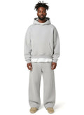 Florian | Men's Hooded Tracksuit with Straight Fit, Hoodie Set | Everlasting Boutique | Light Grey
