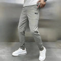 Frank | Men's Elasticated Cargo Trousers, Flexible Stretch Trousers | Everlasting Boutique