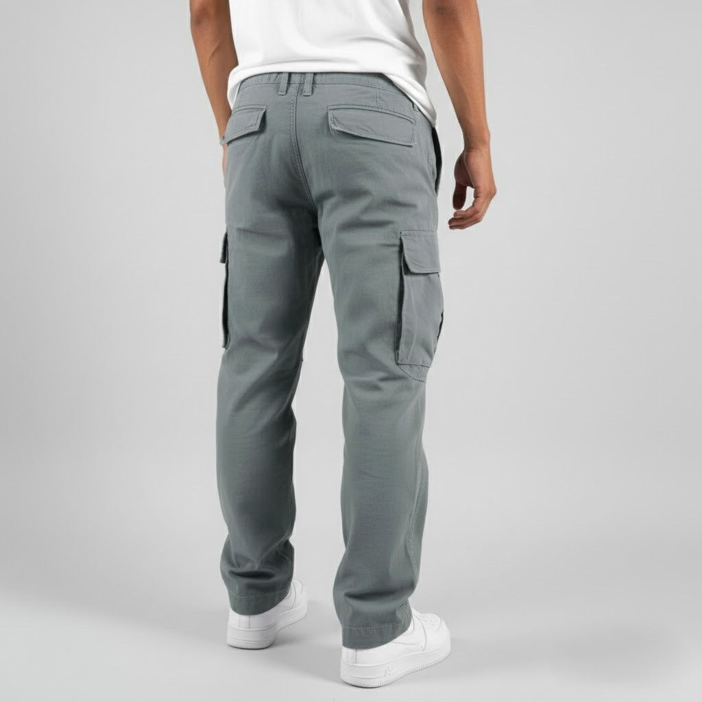 Freddie | Men's Relaxed Fit Cargo Trousers, Side Pocket Streetwear Trousers | Everlasting Boutique