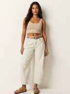 Freya | Women's Relaxed Barrel Jeans, High-Waist Denim Jeans | Everlasting Boutique