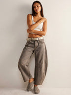 Freya | Women's Relaxed Barrel Jeans, High-Waist Denim Jeans | Everlasting Boutique