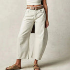 Freya | Women's Relaxed Barrel Jeans, High-Waist Denim Jeans | Everlasting Boutique