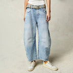 Freya | Women's Relaxed Barrel Jeans, High-Waist Denim Jeans | Everlasting Boutique