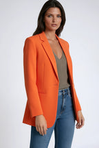 Gabrielle | Women's Long Blazer with Lapels, Tailored Blazer | Everlasting Boutique