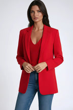 Gabrielle | Women's Long Blazer with Lapels, Tailored Blazer | Everlasting Boutique