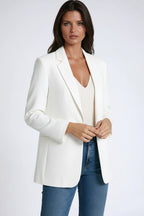 Gabrielle | Women's Long Blazer with Lapels, Tailored Blazer | Everlasting Boutique