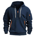 Gareth | Men's Zip-Pocket Casual Hoodie, Relaxed Hooded Jumper | Everlasting Boutique