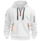 Gareth | Men's Zip-Pocket Casual Hoodie, Relaxed Hooded Jumper | Everlasting Boutique