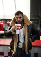 Garrett | Men's Shearling-Lined Leather Jacket, Warm Flight-Style Coat | Everlasting Boutique