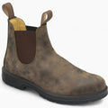 George | Men's Chelsea Leather Slip-On Ankle Boots, Classic Slip-On Boots | Everlasting Boutique | Brown