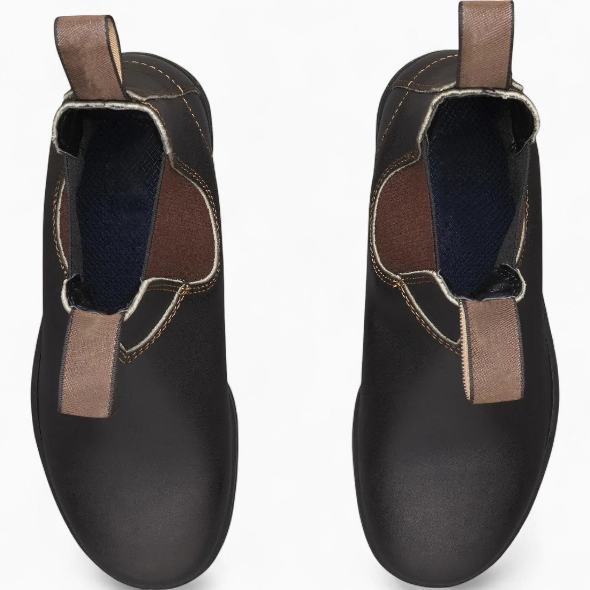 George | Men's Chelsea Leather Slip-On Ankle Boots, Classic Slip-On Boots | Everlasting Boutique